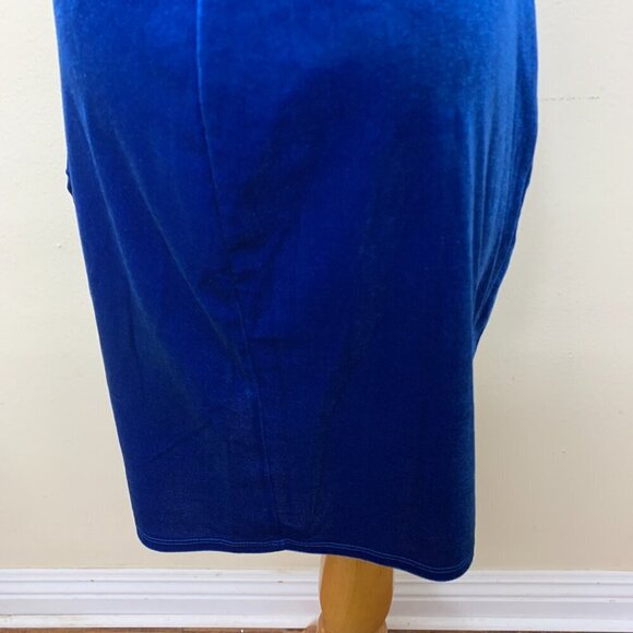 Emerald Sundae Small Womens Junior Velvet Mini Bodycon Dress Blue - Picture 6 of 9